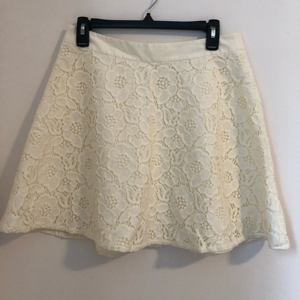 Off-white floral lace skirt | Size 4